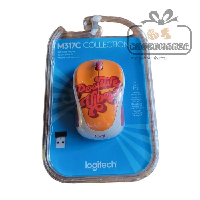 MOUSE LOGITECH M317C POSITIVE VIBES - CHOCOMANIA