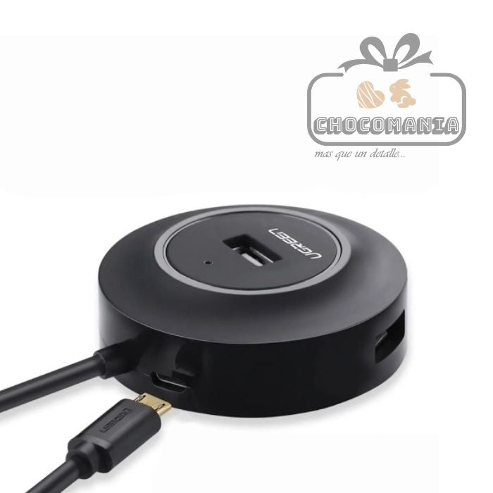 HUB UGREEN 4 PUERTOS USB 2.0 - CHOCOMANIA