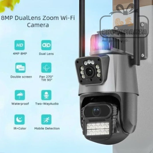 Cámara De Seguridad Robótica Para Exteriores IP66 Modelo CHE-1050 - CHOCOMANIA